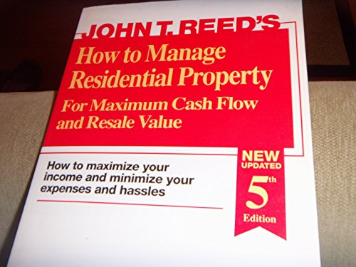 Beispielbild fr How to Manage Residential Property for Maximum Cash Flow and Resale Value zum Verkauf von HPB-Red