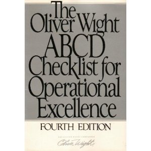 Stock image for The Oliver Wight ABCD checklist for operational excellence for sale by Wonder Book