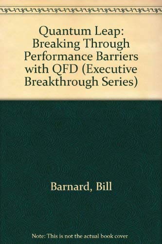 The Innovation Edge: Creating Strategic Breakthroughs Using the Voice of the Customer (9780939246410) by Barnard, William; Wallace, Thomas F.