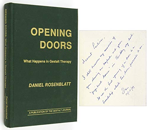 Stock image for Opening Doors: What Happens in Gestalt Therapy for sale by ThriftBooks-Atlanta