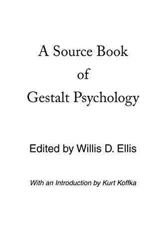 Imagen de archivo de A Source Book of Gestalt Psychology a la venta por Chiron Media