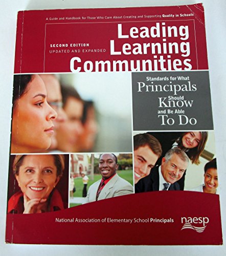 Stock image for Leading Learning Communities: Standards for What Principals Should Know and Be Able to Do for sale by Better World Books: West