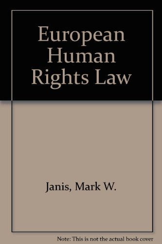 Stock image for European Human Rights Law for sale by Kennys Bookstore