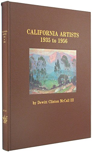 Stock image for California Artists, 1935 to 1956 for sale by SecondSale