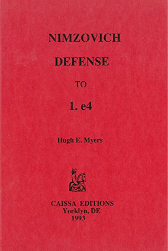 9780939433117: Nimzovich Defense to 1.E4