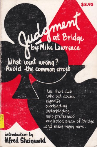 9780939460021: Judgment at Bridge: What Went Wrong? Avoid the Common Errors