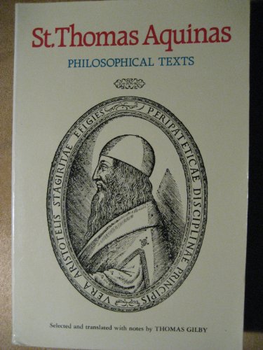 Beispielbild fr St Thomas Aquinas: Philosophical Texts zum Verkauf von Windows Booksellers