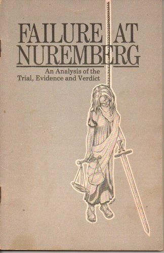 Imagen de archivo de Failure at Nuremburg a la venta por Military Books