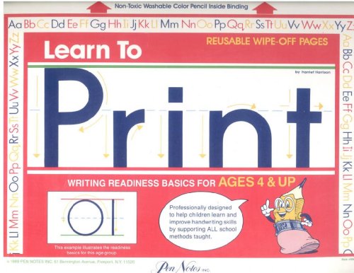 9780939564019: Learn to Print
