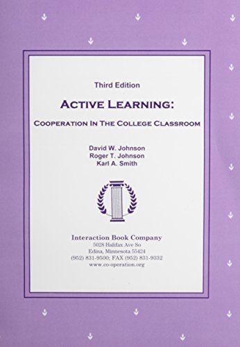 Beispielbild fr Active Learning: Cooperation in the College Classroom zum Verkauf von HPB Inc.