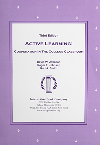 Stock image for Active Learning: Cooperation in the College Classroom for sale by HPB Inc.