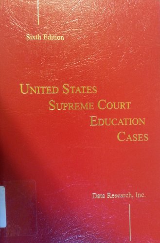 Stock image for United States Supreme Court Education Cases for sale by Better World Books