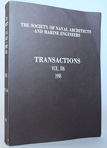 9780939773251: Transactions 1997: 105 (Society of Naval Architects & Marine Engineers Transactions)