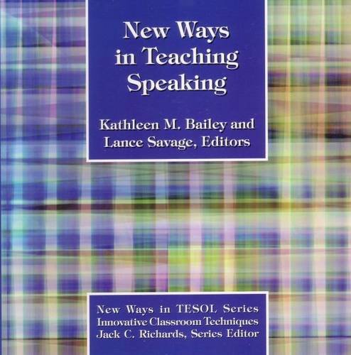 Imagen de archivo de New Ways in Teaching Speaking a la venta por Wonder Book