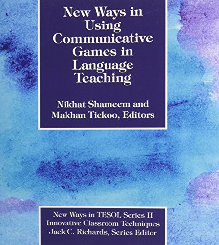 Beispielbild fr New Ways in Using Communicative Games in Language Teaching zum Verkauf von -OnTimeBooks-