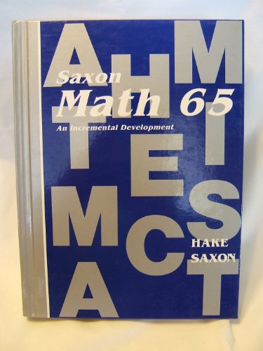 Imagen de archivo de Math 6/5 a la venta por Goodwill Books