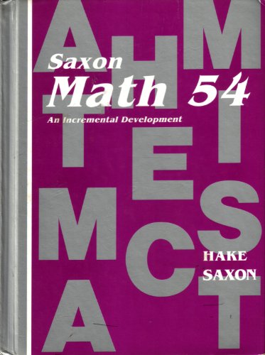 9780939798216: Math 54