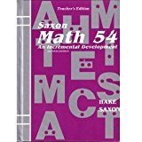 Imagen de archivo de Math 54 a la venta por Jenson Books Inc