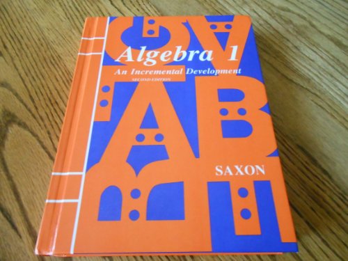 9780939798421: Algebra 1: An Incremental Development