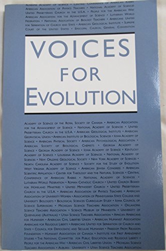 9780939873531: Voices for Evolution