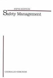 Stock image for Safety Management (1994 Fifth Edition) for sale by Blue Vase Books