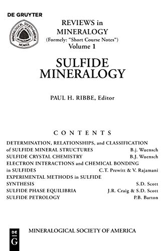 Imagen de archivo de Sulfide Mineralogy (Reviews in Mineralogy) a la venta por Chiron Media