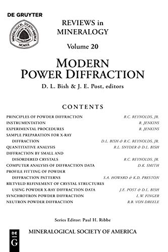 Imagen de archivo de Modern Powder Diffraction a la venta por Chiron Media