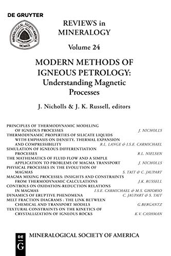 Beispielbild fr Modern Methods of Igneous Petrology: Understanding Magmatic Processes: Vol 24 zum Verkauf von Revaluation Books