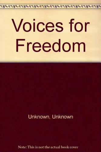 Stock image for Voices for Freedom for sale by BombBooks