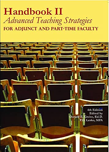 9780940017399: Handbook: Advanced Teaching Strategies for Adjunct Faculty (2)