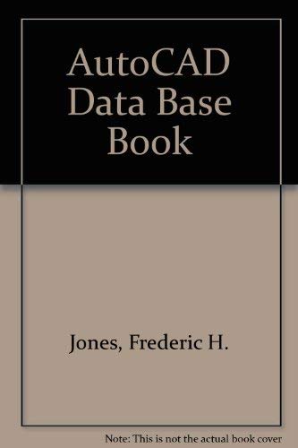 9780940087040: AutoCAD Data Base Book