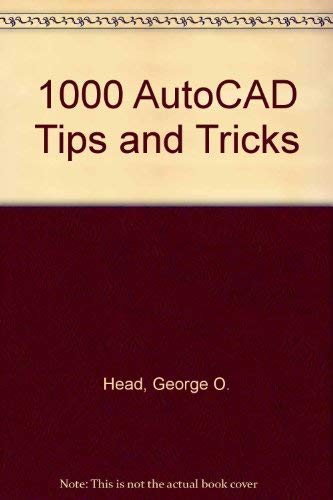 Beispielbild fr 1000 AutoCAD Tips and Tricks zum Verkauf von AwesomeBooks