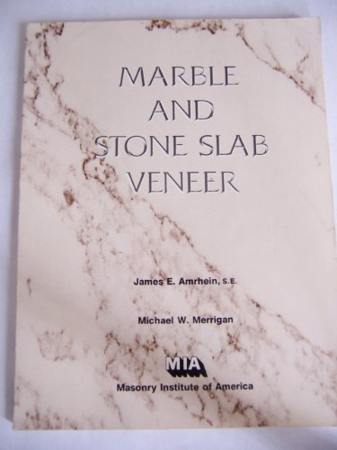 Beispielbild fr Marble and Stone Slab Veneer zum Verkauf von Better World Books