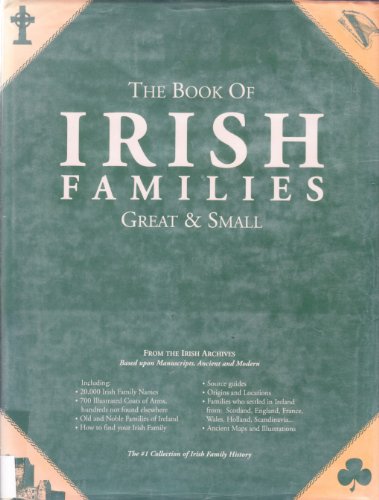 Imagen de archivo de Book of Irish Families Great and Small a la venta por HPB-Red