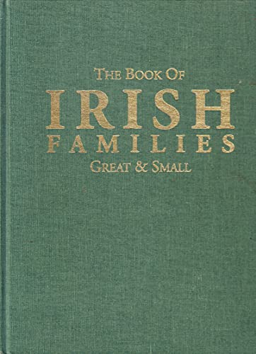 Beispielbild fr The Book of Irish Families: Great Small zum Verkauf von Front Cover Books