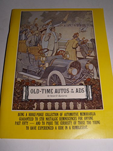 Stock image for Old-Time Autos in the Ads for sale by Once Upon A Time Books