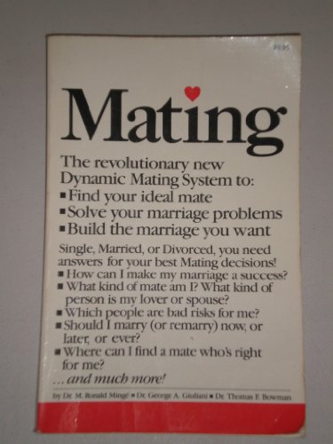 Imagen de archivo de Mating a la venta por -OnTimeBooks-