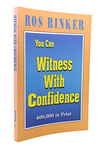 Beispielbild fr You Can Witness with Confidence zum Verkauf von Better World Books