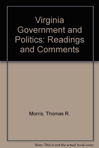 Imagen de archivo de Virginia Government and Politics: Readings and Comments a la venta por SecondSale
