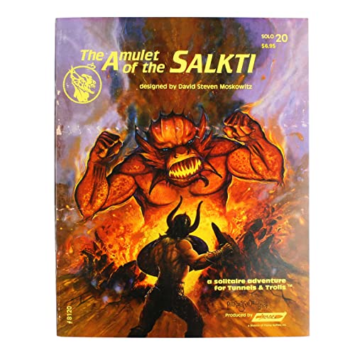 Imagen de archivo de Amulet of the Salkti, The (Tunnels & Trolls - Solo Adventures (1976-2007)) a la venta por Noble Knight Games