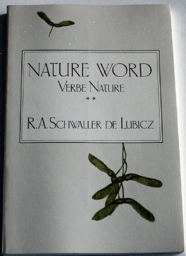 Imagen de archivo de Nature Word: Verbe Nature a la venta por GF Books, Inc.