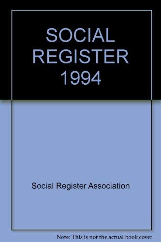 Stock image for Social Register 1994 Vol. 108 November, 1993 for sale by Willis Monie-Books, ABAA