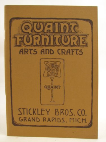Stock image for Quaint furniture in Arts and Crafts for sale by Archer's Used and Rare Books, Inc.
