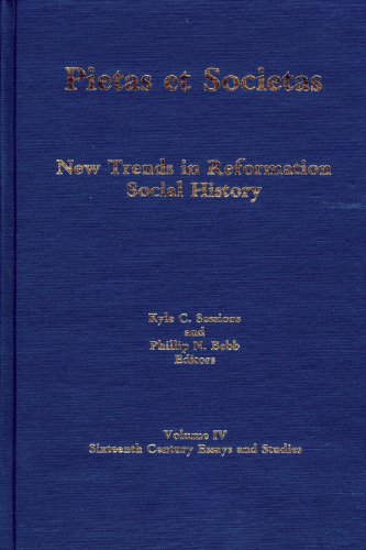 Stock image for Pietas Et Societas New Trends in Reformation Social History : Essays in Memory of Harold J. Grimm for sale by Frenchboro Books