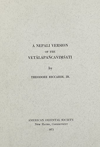 Stock image for Nepali Version Vetalapancavimsati for sale by ISD LLC
