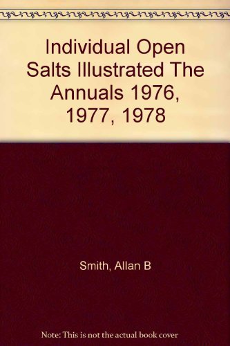 Stock image for 1100 Open Salts Illustrated, Individuals and Masters- The Eighth for sale by Bailey Books