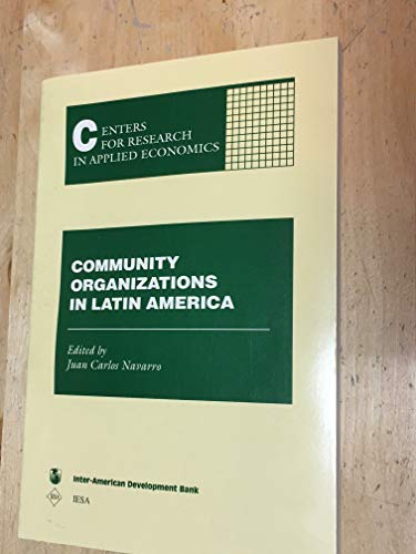 Imagen de archivo de Community Organizations in Latin America (Inter-American Development Bank) a la venta por HPB-Red