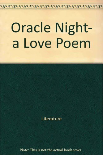 Imagen de archivo de Oracle Night (Sun & Moon Contemporary Literature Series) a la venta por Books From California