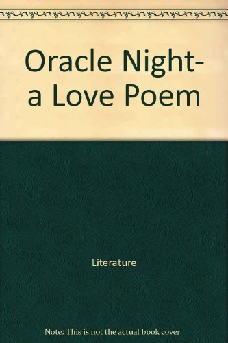 Oracle Night (Sun & Moon Contemporary Literature Series) (9780940650138) by Brownstein, Michael