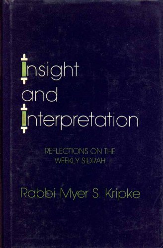 Stock image for Sight and Interpretation: Reflections on the Weekly Sidrah for sale by HPB-Ruby